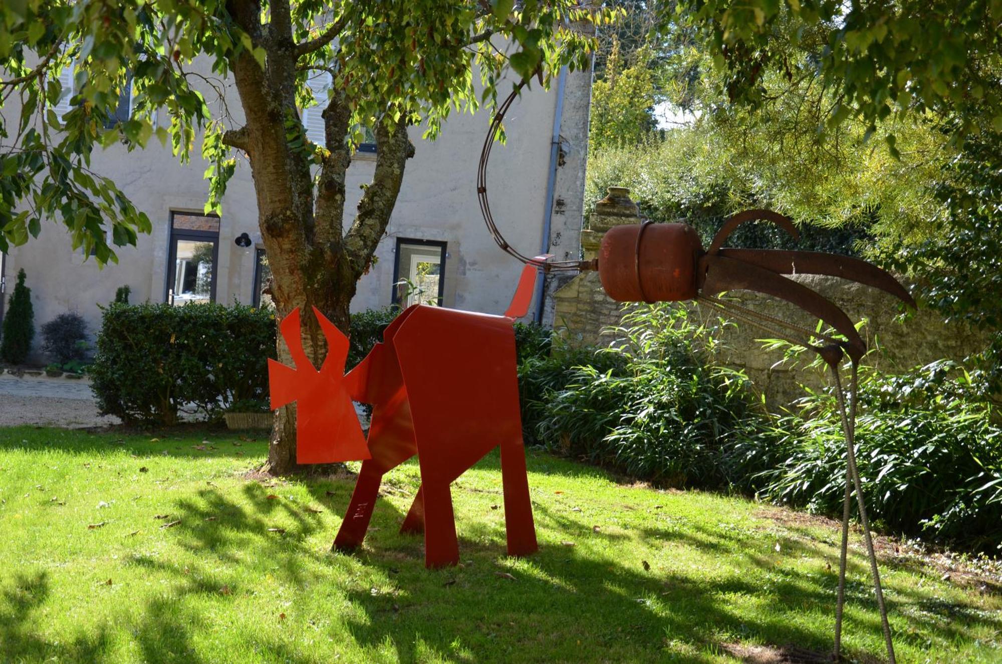 O Grenier De L'Artiste Apartment Bazenville Bagian luar foto